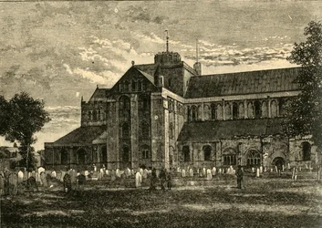 Abadía de Romsey, 1898