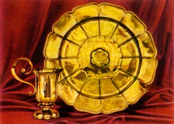 Jarra y palangana de agua de rosas, 1938