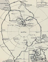 El viaje antártico de Ross en el Erebus y el Terror, 12 de noviembre de 1840