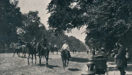 Rotten Row, Hyde Park, c. 1900