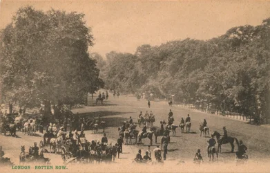 Rotten Row, Londres, c1900
