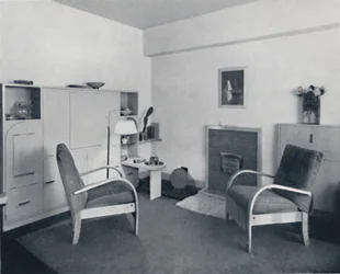 Galería Rowley de Arte Decorativo Ltd - Comedor-sala de estar combinados cerrados, 1939