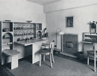 Galería Rowley de Arte Decorativo Ltd - Comedor-sala de estar combinados, 1939