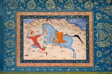 Caballo real y corredor, siglo XVI-XVII