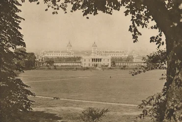 Real Colegio Naval en Greenwich, Antiguo Hospital para Marineros Discapacitados, c1935