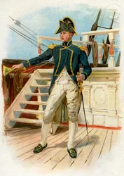 Capitán de la Marina Real, siglo XVIII c1890-c1893