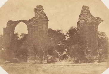 Ruinas en el Viejo Delhi, 1850s