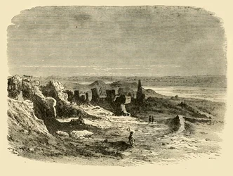 Ruinas en Sais, 1890