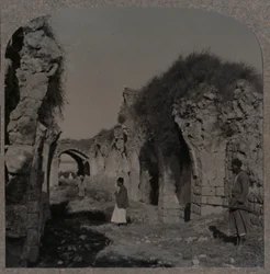 Ruinas de la Iglesia de los Cruzados, Ramleh, c. 1900