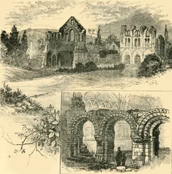Ruinas de la Abadía de Wenlock, 1898