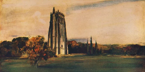 Ruinas de la Abadía de Bec, Normandía, 1912