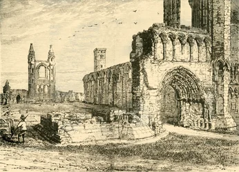 Ruinas de la catedral, St. Andrews, 1890