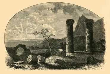 Ruinas del Templo de Cibeles en Sardis, 1890