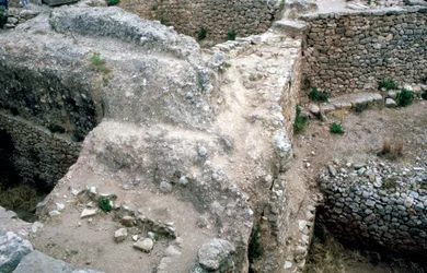 Ruinas de la ciudad griega prehistórica de Micenas