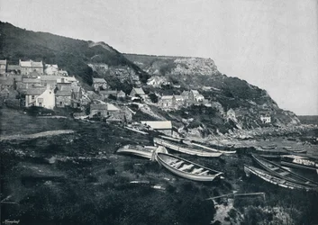 Runswick - El pueblo en los acantilados, 1895
