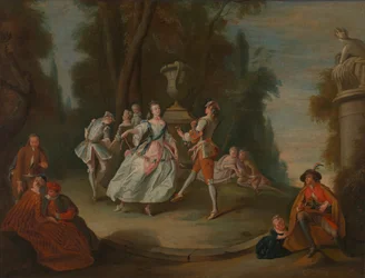 Danza rústica, siglo XVIII-XIX