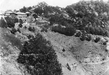 Sadar Bazar y Kalana Hill, Chakrata, 1917