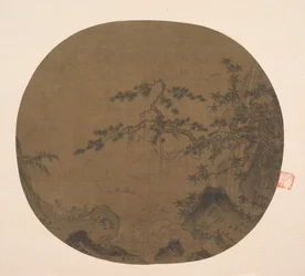 Sabios admirando la cascada