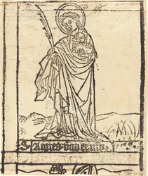 Santa Inés (verso)