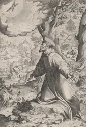 San Francisco recibiendo los estigmas, 1590-1620