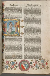 Vidas de los Padres de San Jerónimo, italiano, 1483