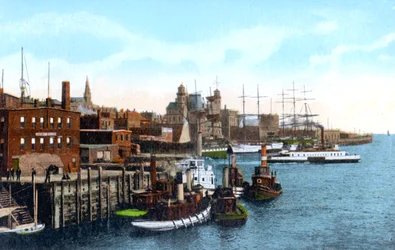 Puerto de Saint John, Saint John, New Brunswick, Canadá, c. 1900s