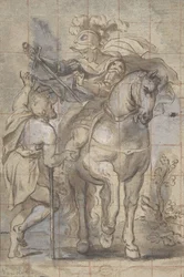 San Martín y el Mendigo, siglo XVII