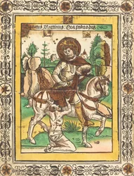 San Martín y el mendigo