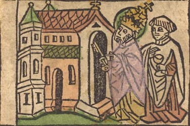 San Pedro como fundador de la Iglesia