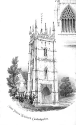 Iglesia de San Pedro, Wisbeach, Cambridgeshire, c1850s