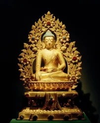 Sakyamuni Escultura, siglo XVIII