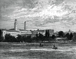 Fábricas de Saltaire, c. 1880