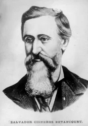 Salvador Cisneros Betancourt, Marqués de Santa Lucía 1828-1914, político cubano, c1910