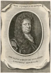 Samuel Pepys, secretario inglés de la Junta de la Marina y diarista, 1666