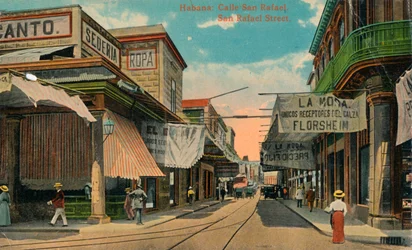 Calle San Rafael, La Habana, Cuba, c. 1910