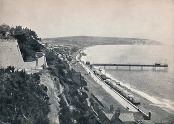 Sandown - Desde los acantilados, 1895