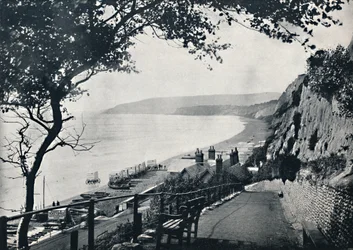 Sandown - La Playa de Baño, 1895