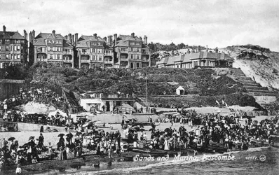 Arenas y marina, Boscombe, Bournemouth, Dorset, principios del siglo XX