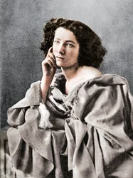 Sarah Bernhardt, actriz francesa, 1869