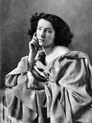 Sarah Bernhardt, actriz francesa, 1869