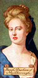 Sarah, Duquesa de Marlborough, de una serie de tarjetas de cigarrillos, 1935