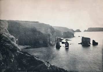Sark - Las rocas de Autelets, 1895