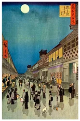Saruwaka Cho, Yoru Shibai, 1856, 1925