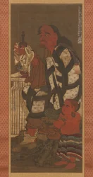 Satsubari, el segundo de los dieciséis Arhats, finales del siglo XIV