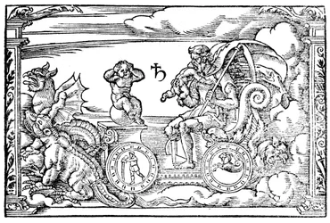 Saturno, dios romano del tiempo, 1569