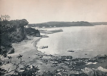 Saundersfoot - Vista General de la Bahía, 1895