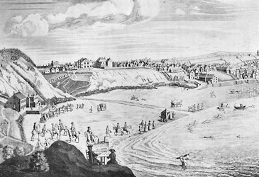 Arenas de Scarborough en 1735, c1735, 1904