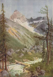 Escena en las Montañas Rocosas, 1924