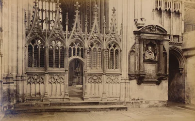 Escena de martirio, Catedral de Canterbury, 1929
