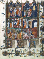 Escenas de la Primera Cruzada, 1096-1099, siglo XIV
